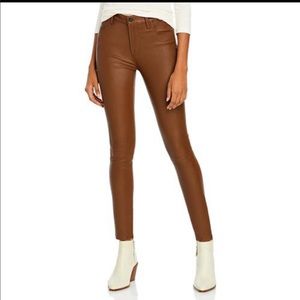 7 for All Mankind Faux Leather Jeans